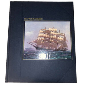 Time-Life Books The Windjammers Nautical History Book Blue/White